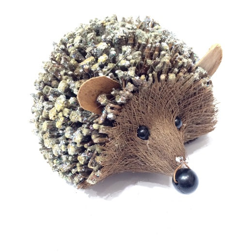 Christmas Ornament: Twig Hedgehog Glittery - Gisela Graham