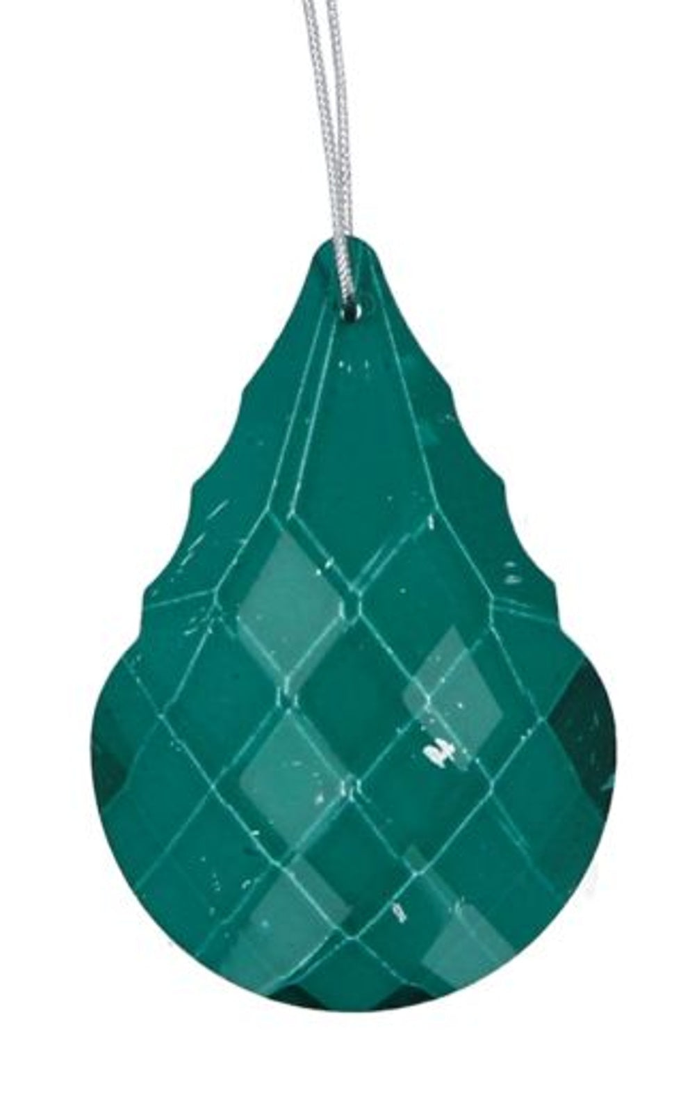 Christmas Tree Decoration: Glass Pendant Turquoise - Gisela Graham