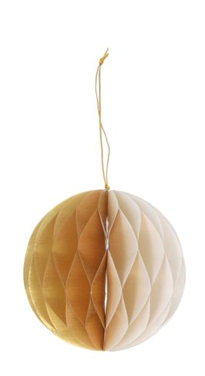 Christmas Tree Decoration: Paper Bauble Round - Gisela Graham