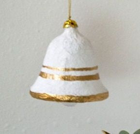 Christmas Tree Decoration: Paper Mache Bauble - Retreat