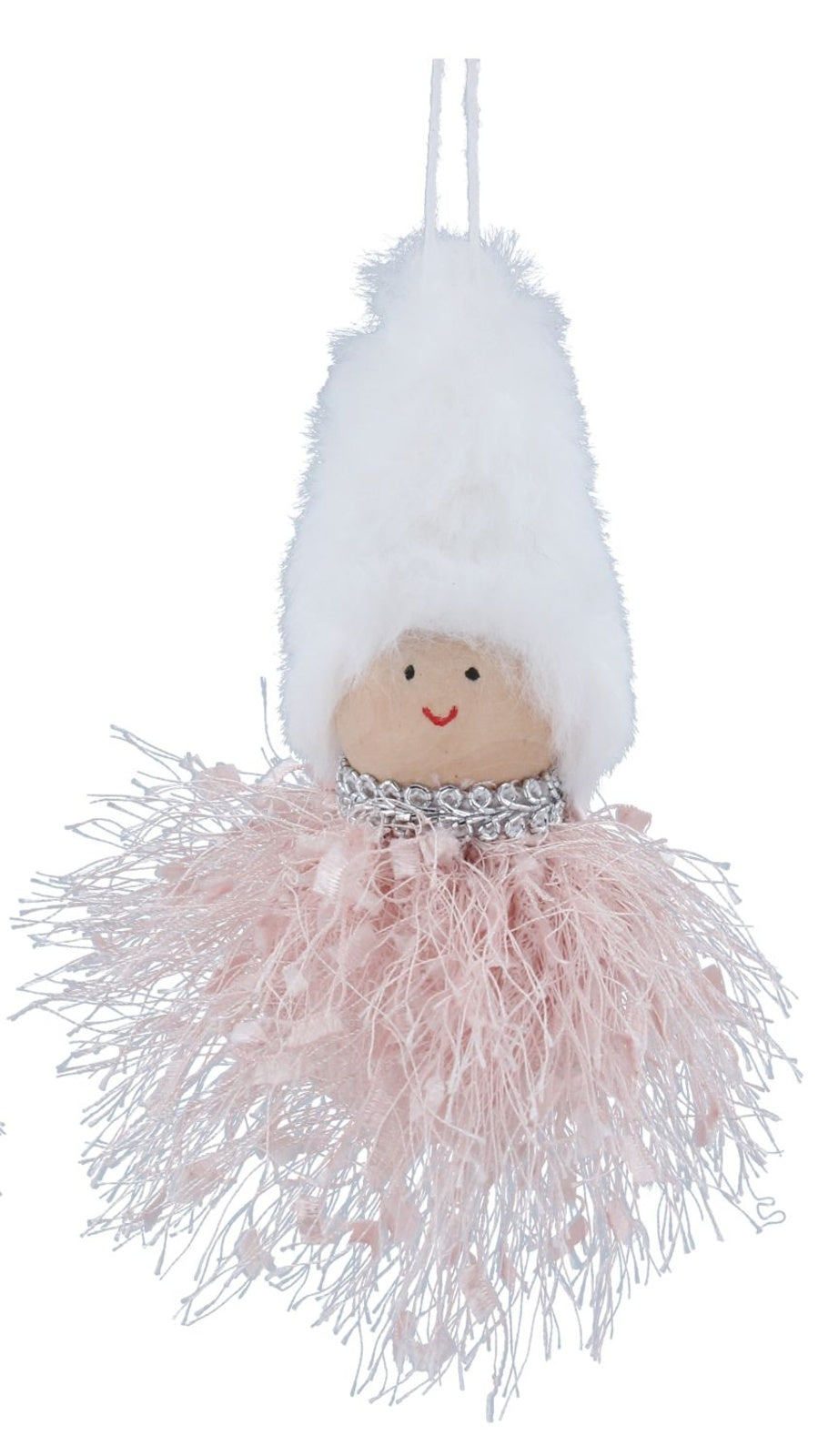 Christmas Tree Decoration: Pom Pom Girl Wooly Hat- Gisela Graham