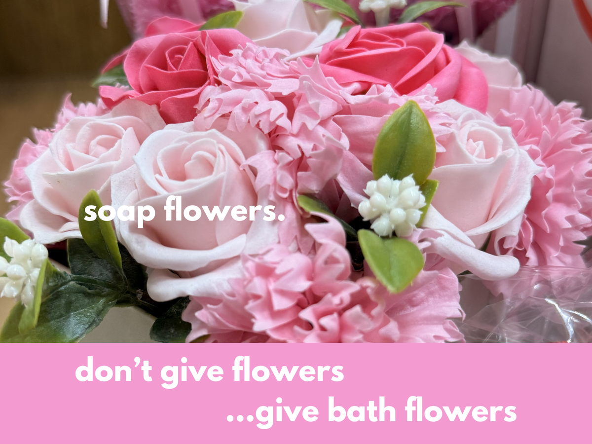 BATH SOAP FLOWERS
