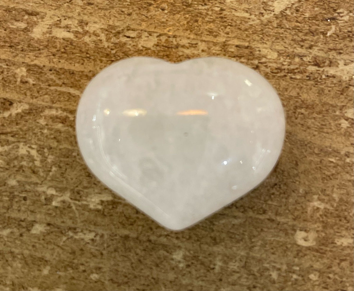 Pebble Individual Heart Polished Gemstone - Assorted Stones