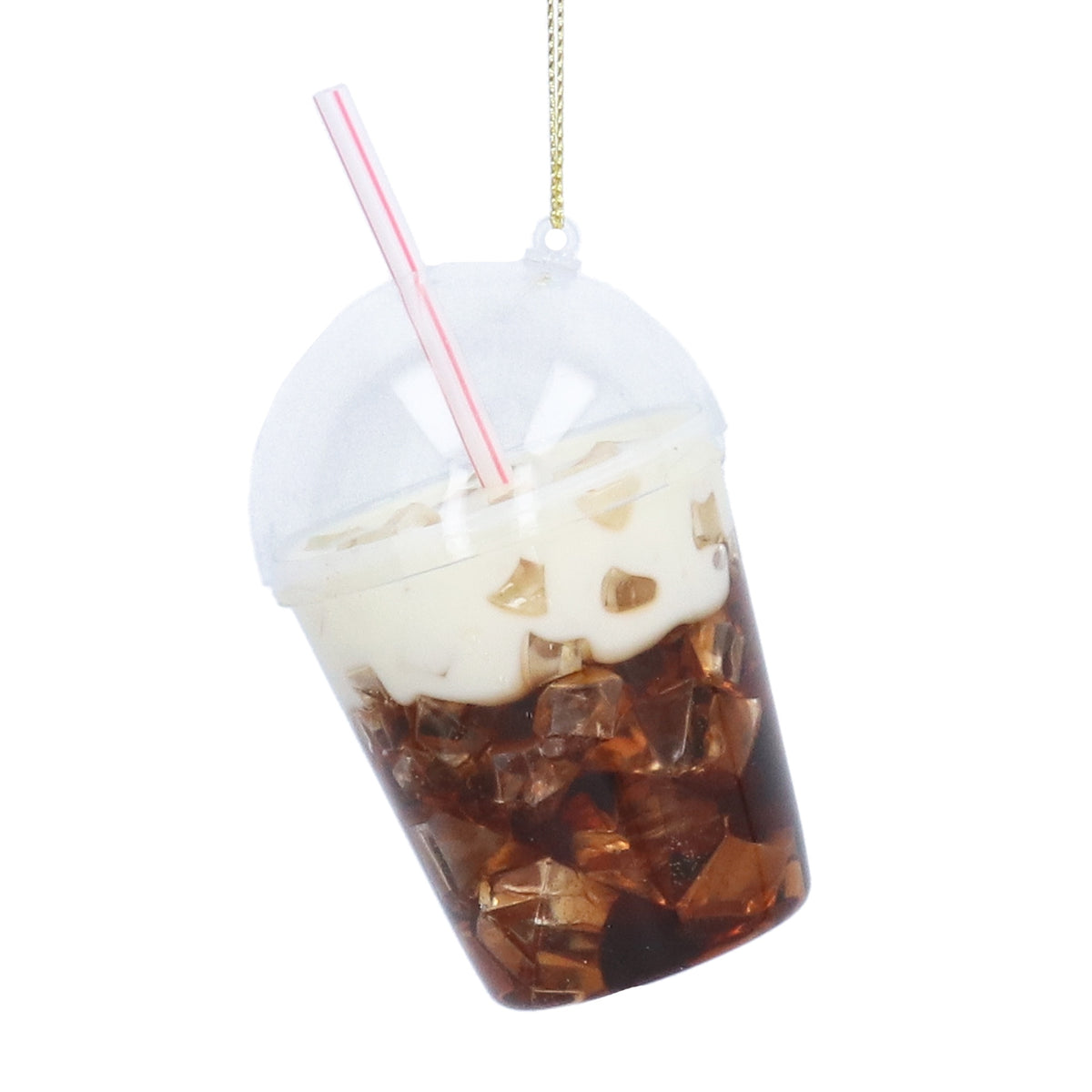 Christmas Hanging Dec: Glass Iced Coffee - Gisela Graham