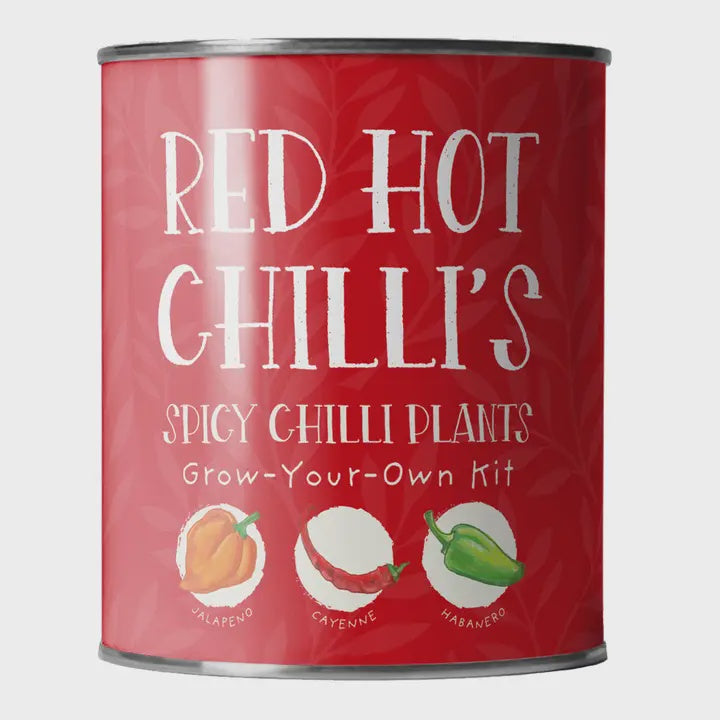 Plant Kit: Red Hot Chillis - Grow Your Own - The Plant Gift Company