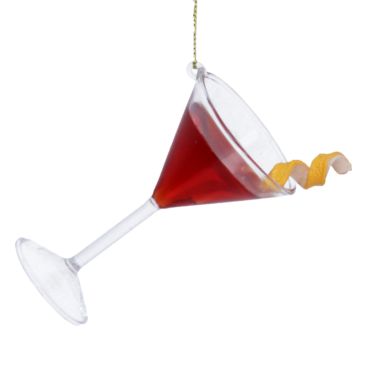 Christmas Hanging Dec: Glass Cocktail Cosmopolitan - Gisela Graham