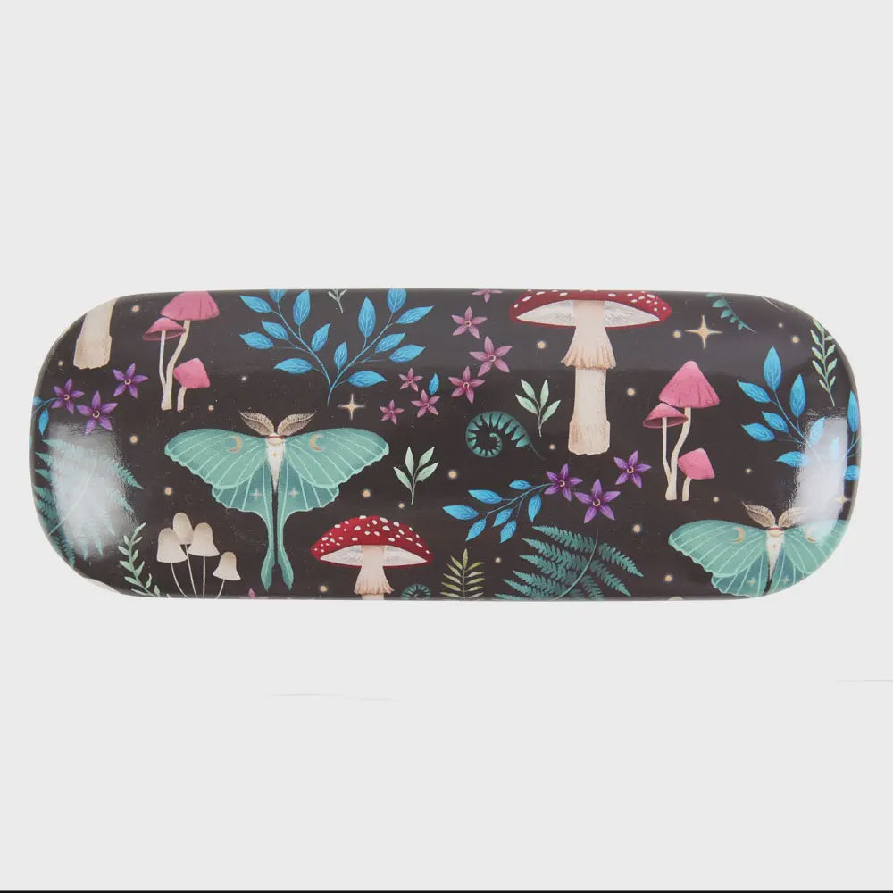 Glasses Case: Hard Mystical Forest - Black - Something Different