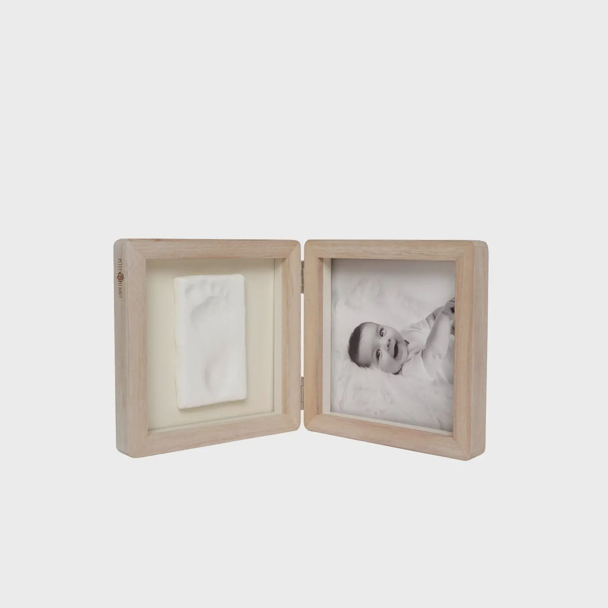 Photo Frame: Wooden Double Baby Imprint - Petit Artichaut