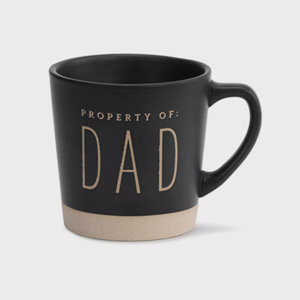 Mug: Ceramic Property Of Dad - Black - Demdaco