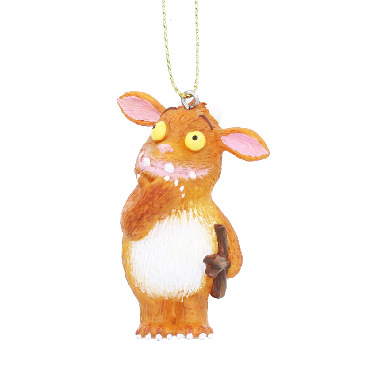 Christmas Hanging Dec: Resin Gruffalo's Child - Brown - Gisela Graham