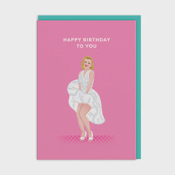 Birthday Card: Happy Birthday to You Marilyn Monroe - Ohh Deer