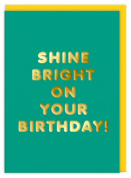 Birthday Card: Shine Bright - Ohh Deer