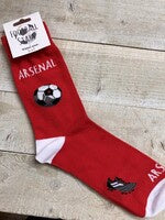 Mens Socks: Football Select Your Team - White Cotton