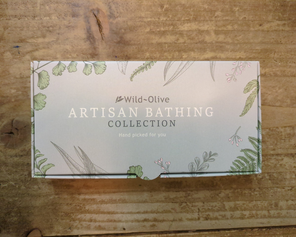 Pick n Mix Soaps & Bath Pods Box 8: Handmade Natural Ingredients Essentail Oils - Wild Olive GREEN