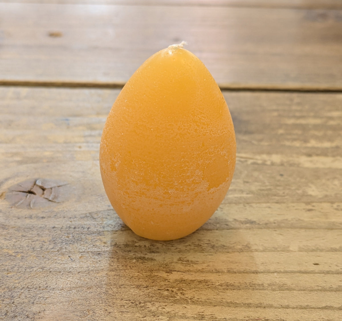 Egg Candle: Recycled Wax - Yellow