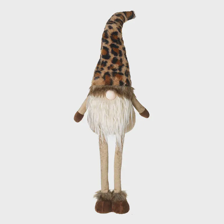 Christmas Character: Fabric Gonk Tall Legs - Leopard- Heaven Sends