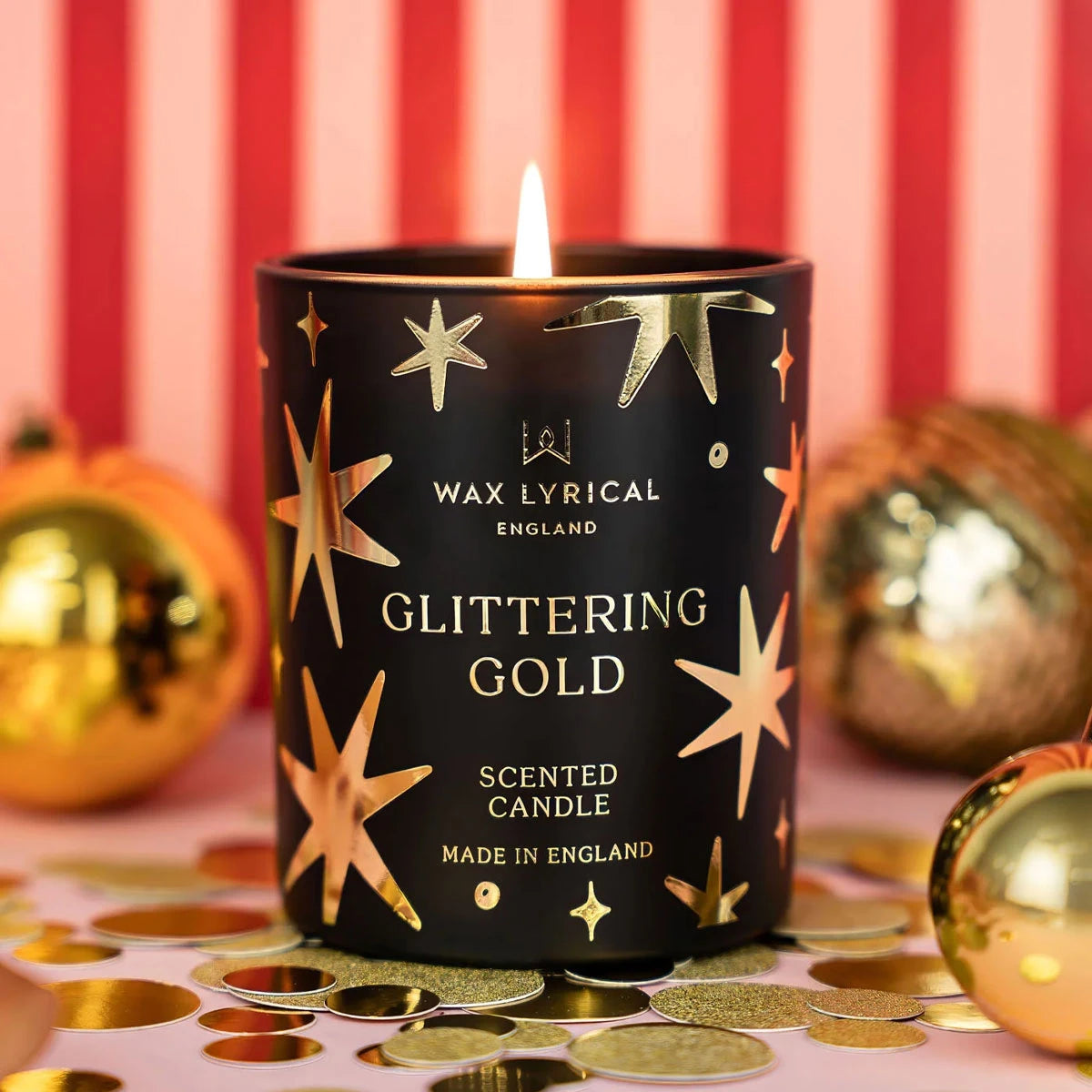 Candle: Glass Christmas Scented - Various Scents - Wax Lyrical UK