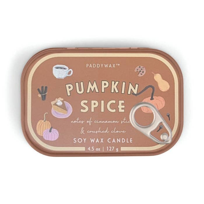 Autumn Candle: Scented Tin Bistro 4.5oz/127g   - Pumpkin Spice - Paddywax
