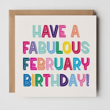 Birthday Card: Fabulous Birthday -  Various Months- Timmy Loves
