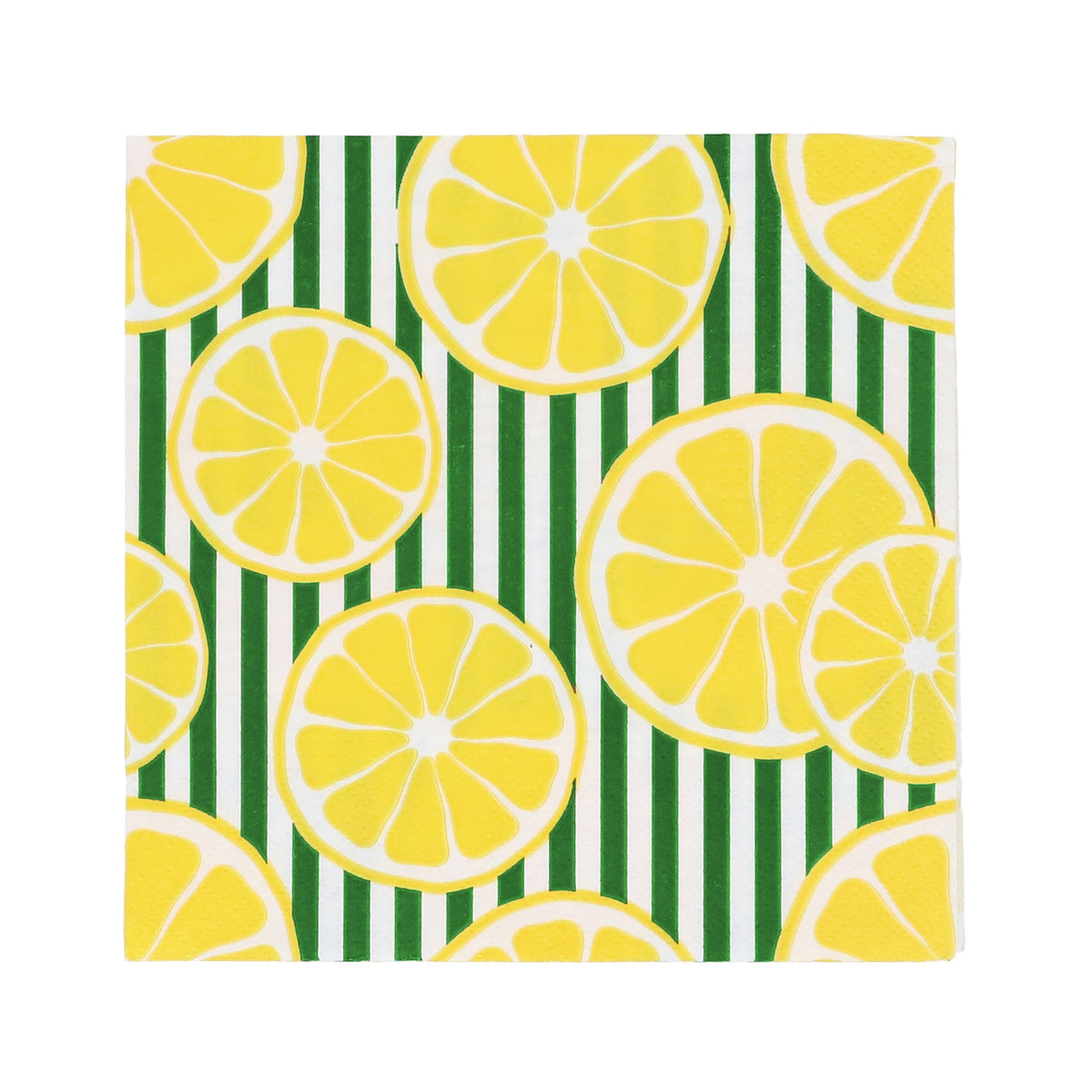 Napkins: Paper Fun Lemons - Yellow - Gisela Graham