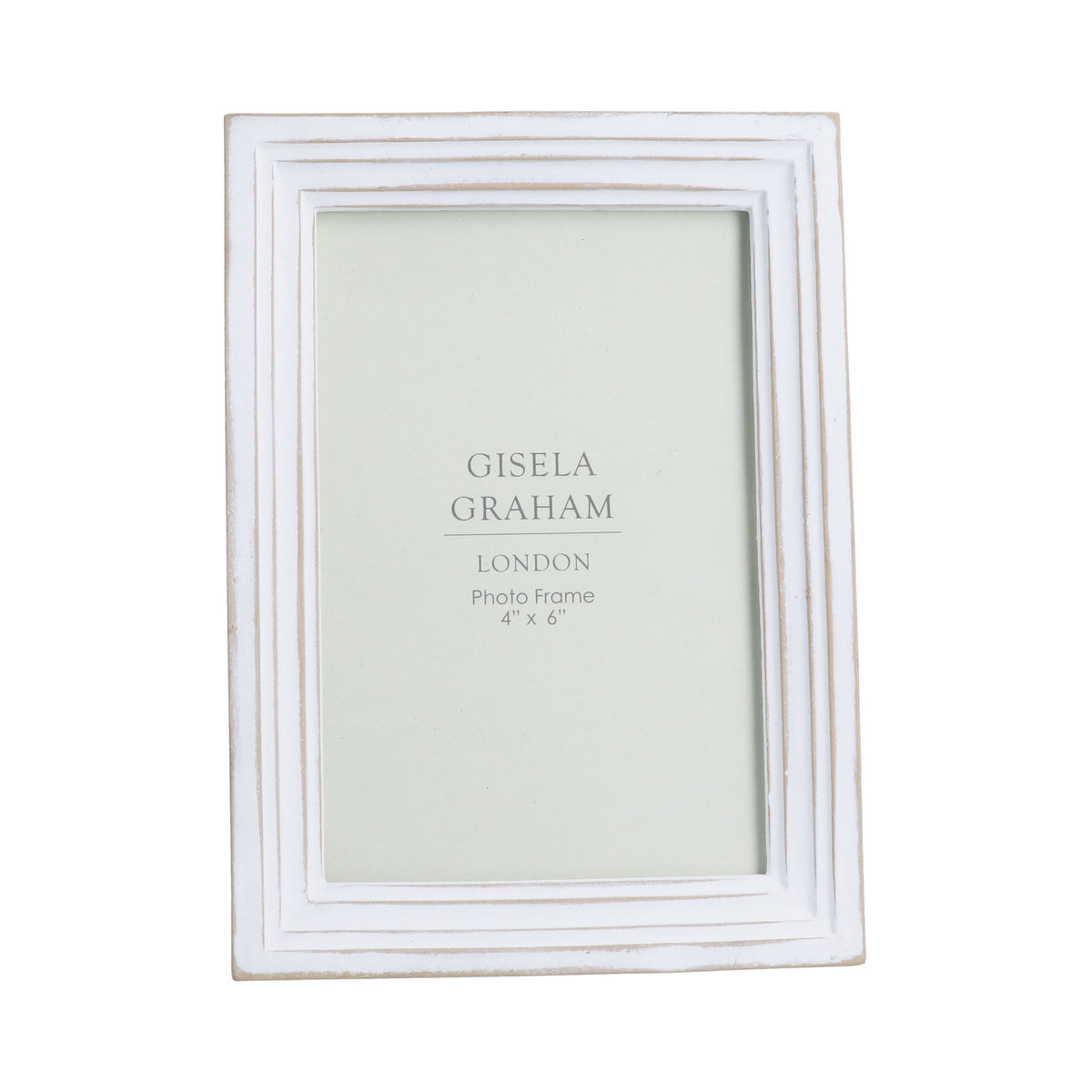 Photo Frame: Resin Edged - White - Gisela Graham