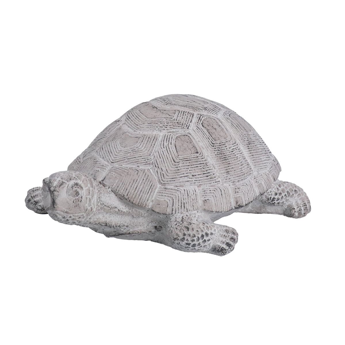 Ornament: Concrete Stone Effect Tortoise - Grey - Gisela Graham