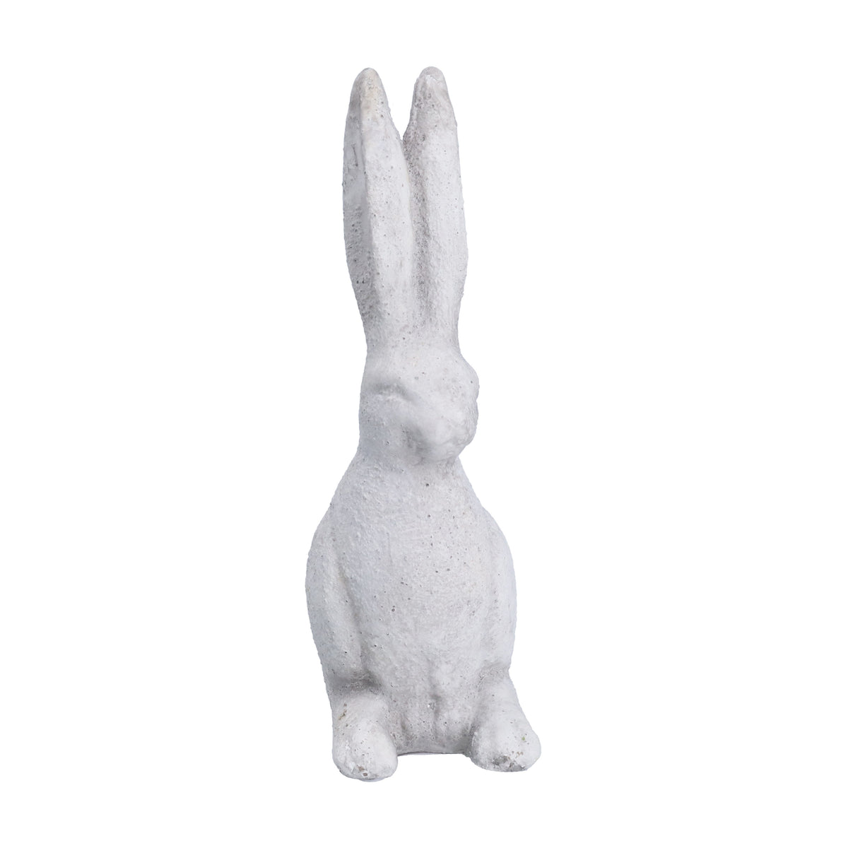 Ornament: Small Concrete Stone Effect Hare  - Grey - Gisela Graham