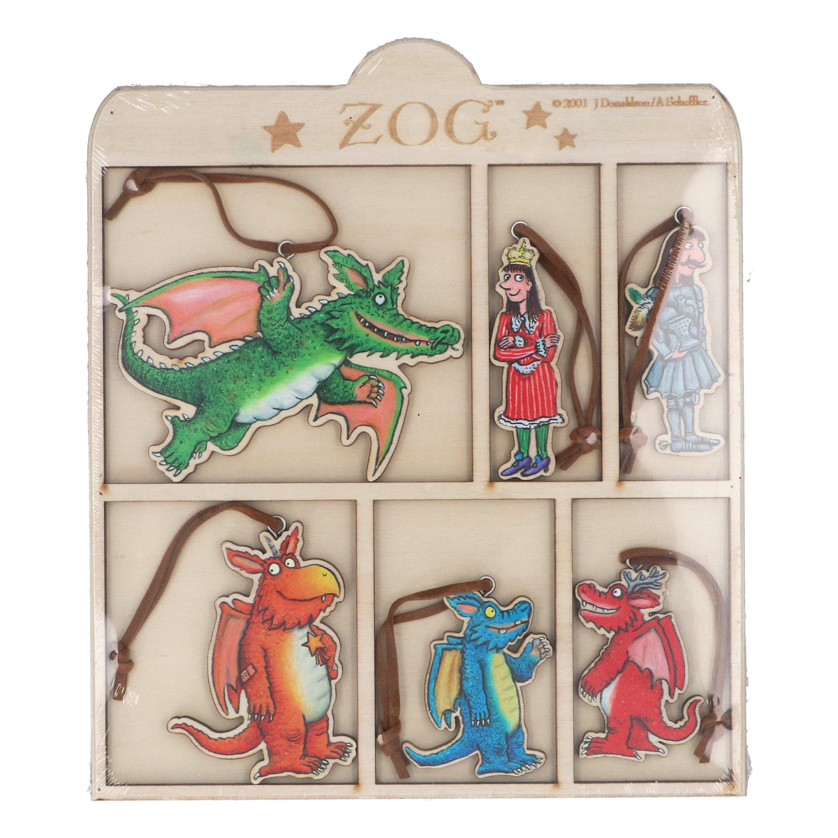 Christmas Hanging Dec: Wood Zogg Dragons And Flying Doctors - Various - Gisela Graham