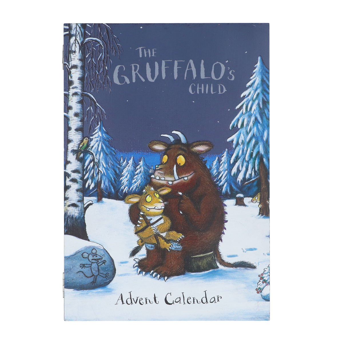 Advent Calendar: Wood  Gruffalo & Gruffalo's Child - Blue - Gisela Graham