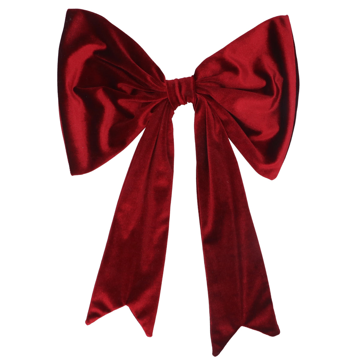 Christmas Tree Decoration: Large Clip On Bow- Red - Gisela Graham