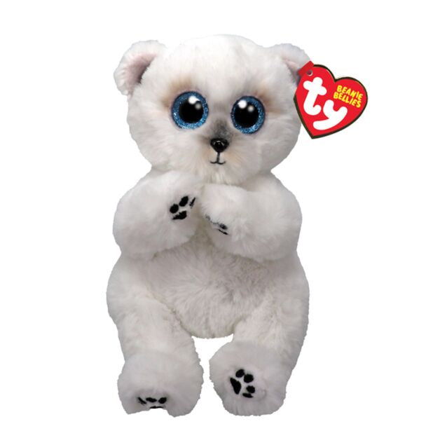 BEANIE BELLIE: Plush Soft Toy WUZZY POLAR BEAR  - TY