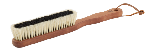 Cashmere Brush: Pearwood & Soft Bristle Handcrafted - Black & Natural