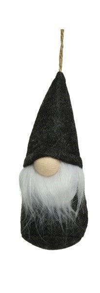 Christmas Hanging Dec: Fabric Gonk Mini Hanging - Dark Grey