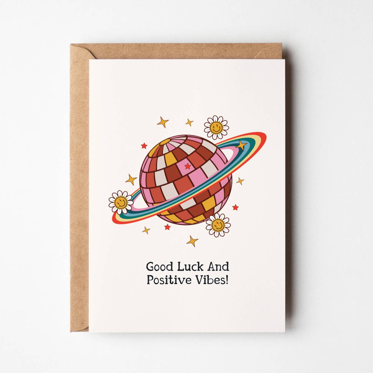 Good Luck Card: Positive Vibes - Timmy Loves