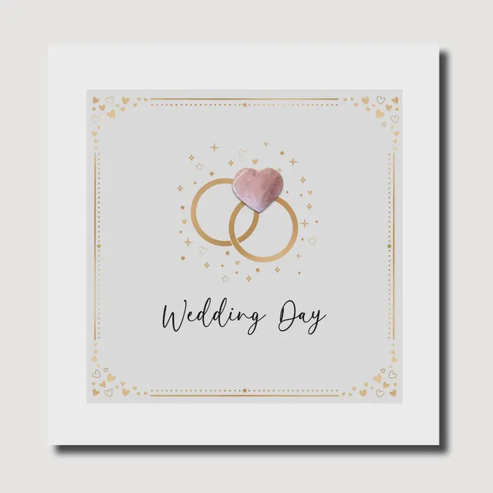 Wedding Card: Wedding Day Real Crystal Keepsake  - Marina B