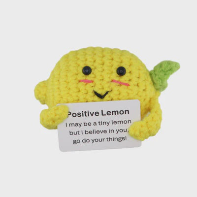 Positivity Crochet Gift:  Small - Positive Lemon