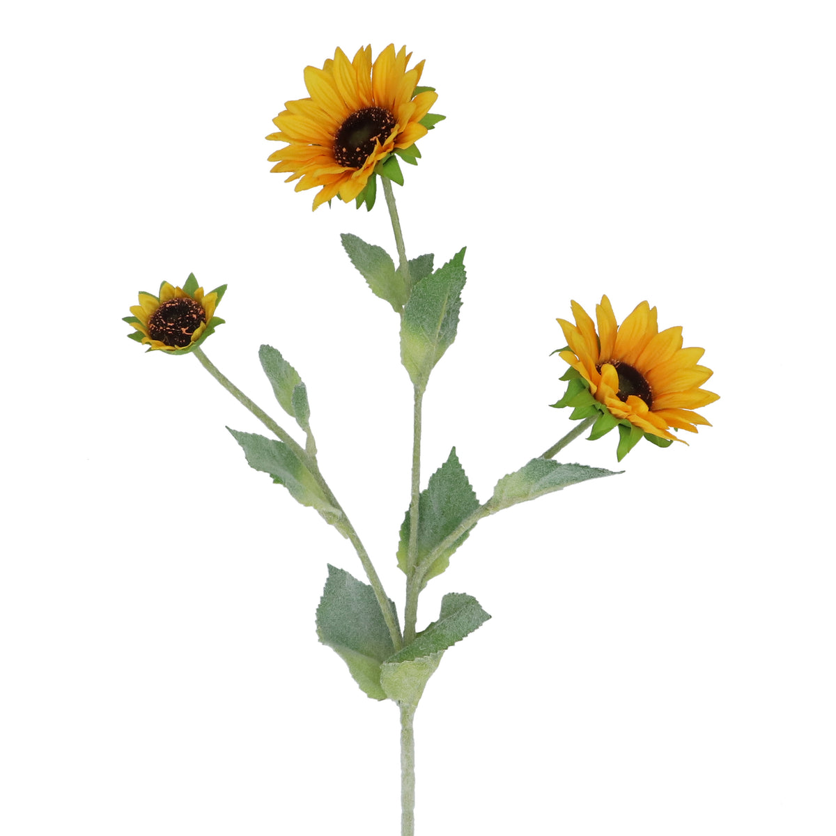 Faux Flower Spray : Sunflowers - Yellow - Gisela Graham