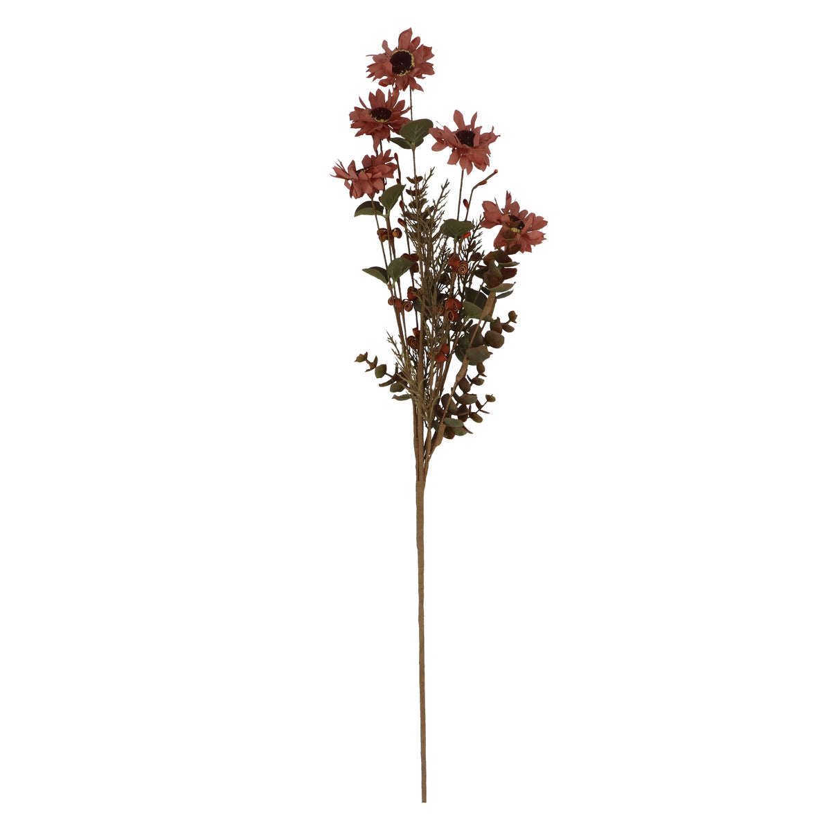 Faux Flower Spray: Wild Daisy Rustic - Maple - Gisela Graham