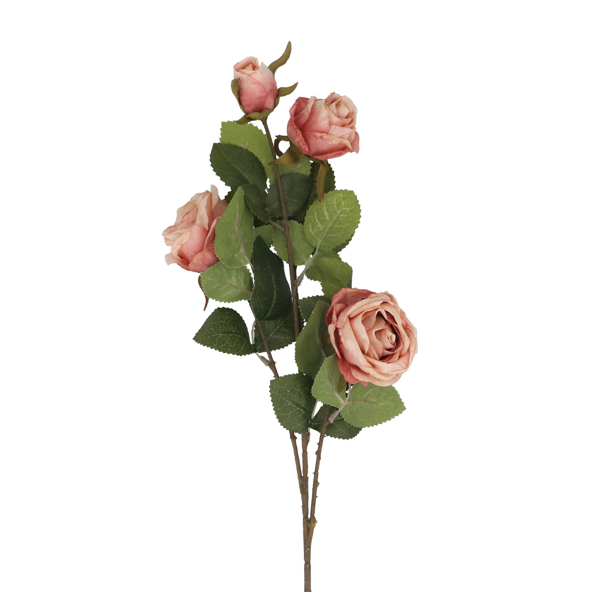 Flower Stem: Roses Spray Paper Antique - Pink - Gisela Graham