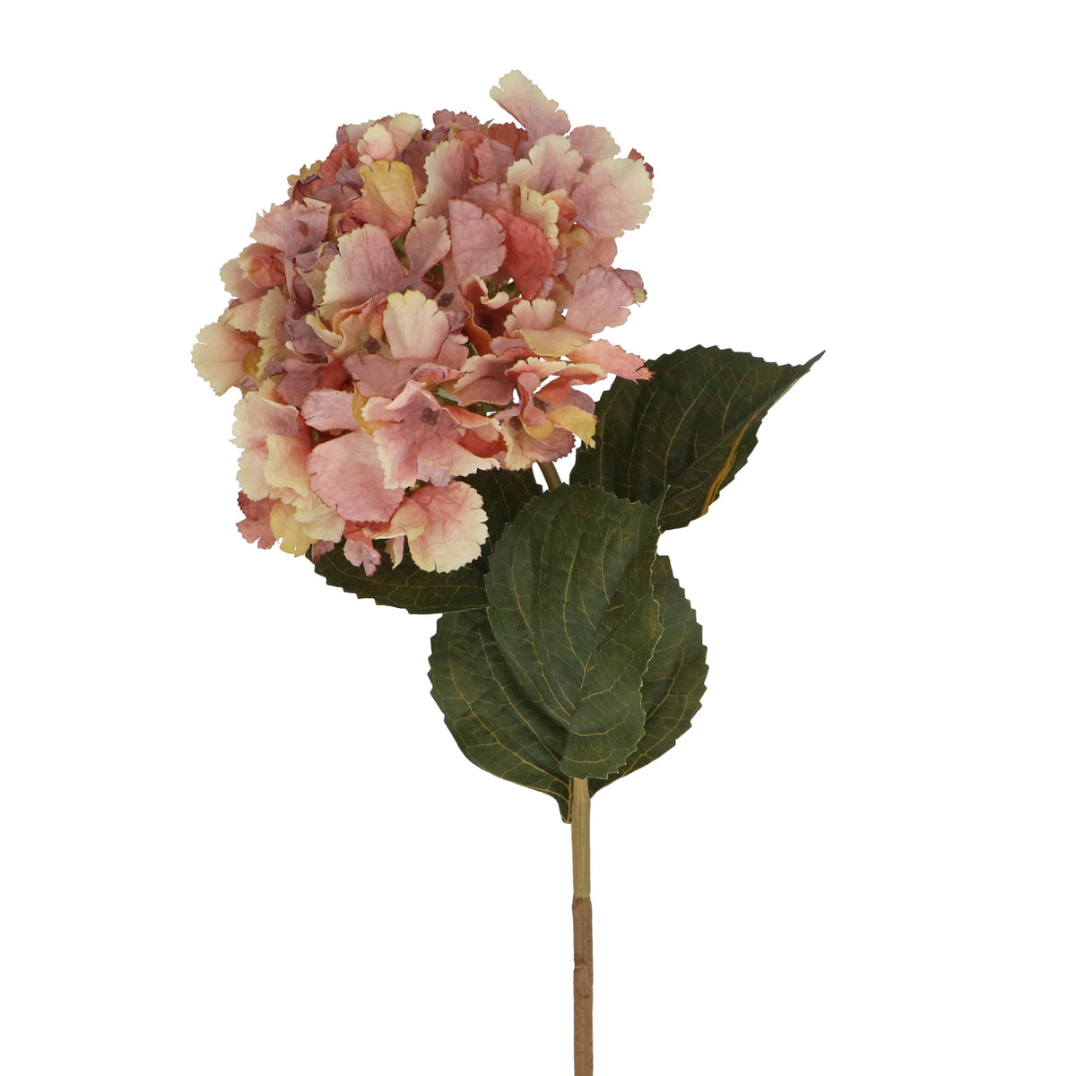 Flower Stem: Hydrangea Paper Antique - Pink - Gisela Graham
