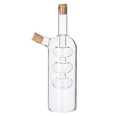 Oil & Vinegar Bottle: Glass Tall - Clear - My Gifts Trade