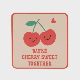 Coaster: Wooden Square We're Cherry Sweet Together - Widdops