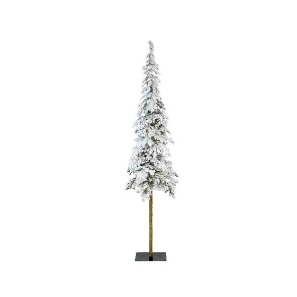 Christmas Tree: Snowy Narrow Pine 5ft - Green