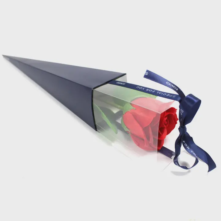 Soap Flower: Single Red Rose Boxed - Ancient Wisdom