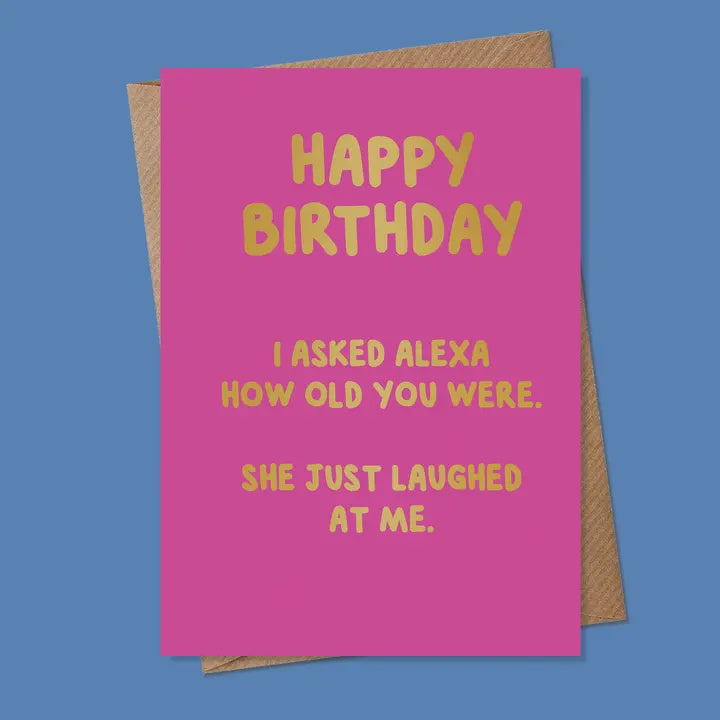 Birthday Card: Birthday Card: How Does It feel Being Older Than The Internet - MarcoLooks - MarcoLooks