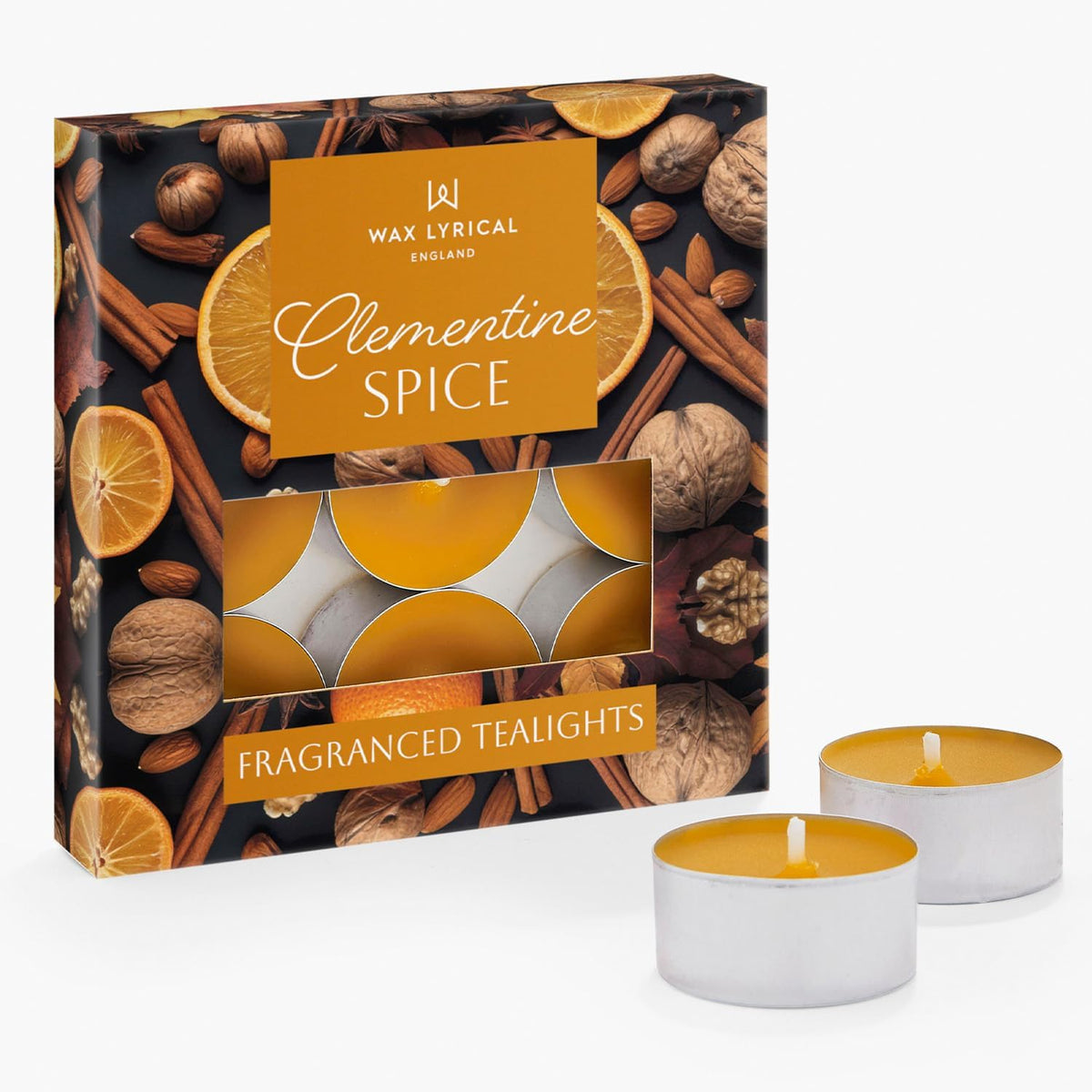 Candles: Autumn Scented T -Lights  Set Of 9 - Various Scents - Wax Lyrical UK