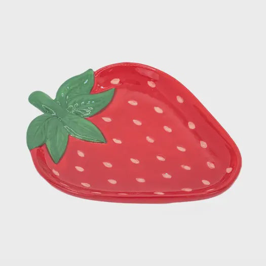 Trinket Dish: Ceramic Strawberry - Sass & Belle