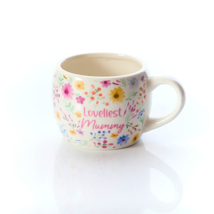 Mug: Stoneware LOVELIEST MUMMY  Pretty Flowers - Multicolour - Langs