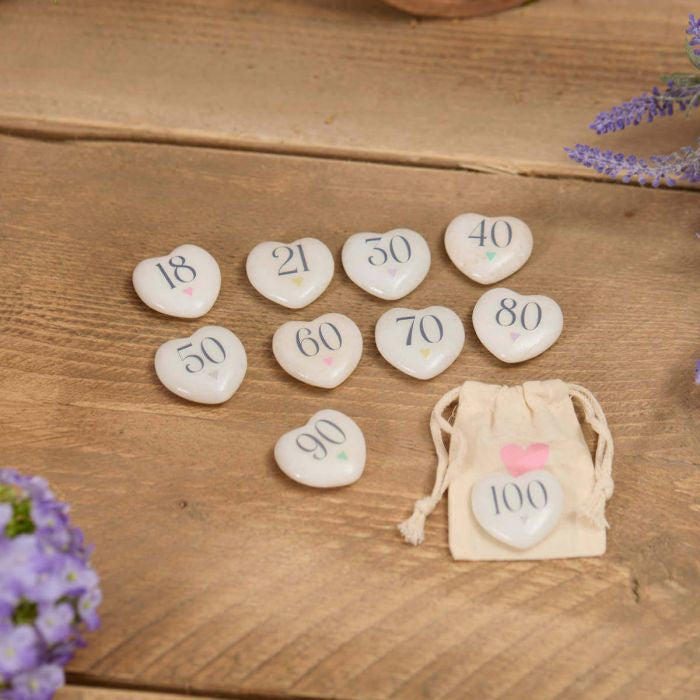 Pebble: Marble Token Birthday Age 18-100 - Langs