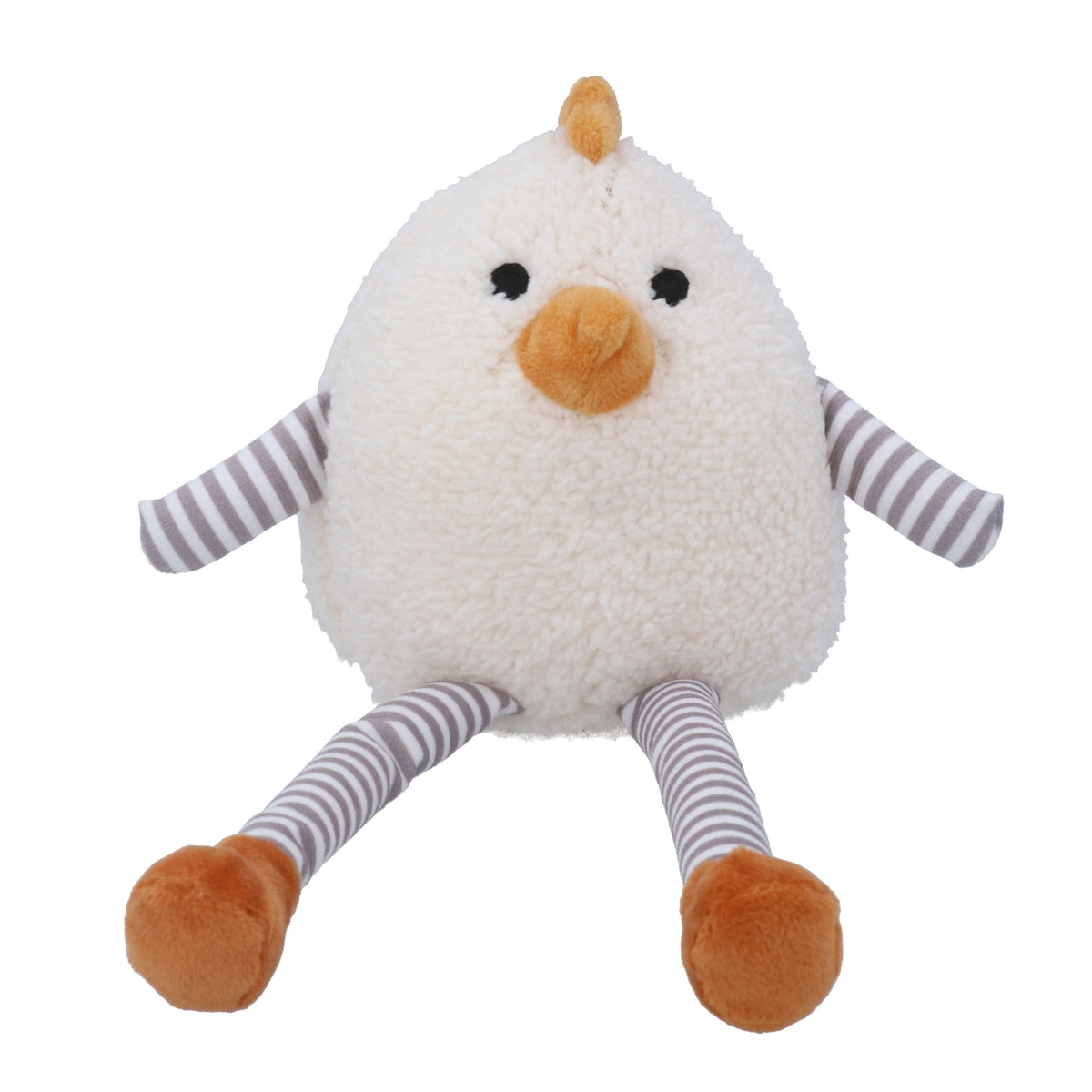 Easter Shelf Sitter: Fabric Chick With Stripes - Gisela Graham